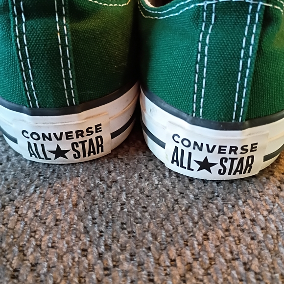 Converse All Star Low Top Unisex Sneaker Men’s Size 6.5 Womens Size 8.5 Green - Picture 6 of 12